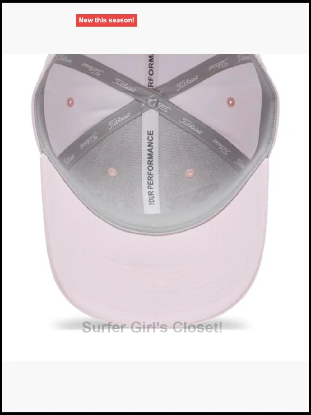 4-Way Stretch Performance Golf Hat with UPF 50+ Moisture Wicking